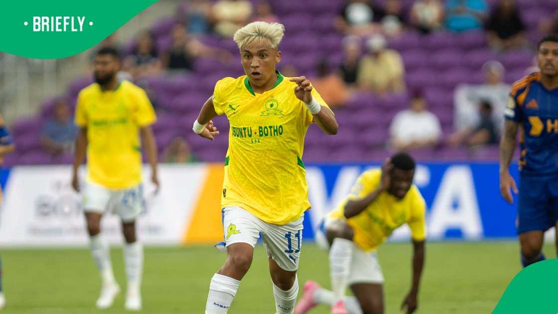 Marcelo Allende charges forward with purpose during Mamelodi Sundowns’ Group F clash against Ulsan HD at the 2025 FIFA Club World Cup. Marcelo Allende charges forward with purpose during Mamelodi Sundowns’ Group F clash against Ulsan HD at the 2025 FIFA Club World Cup.