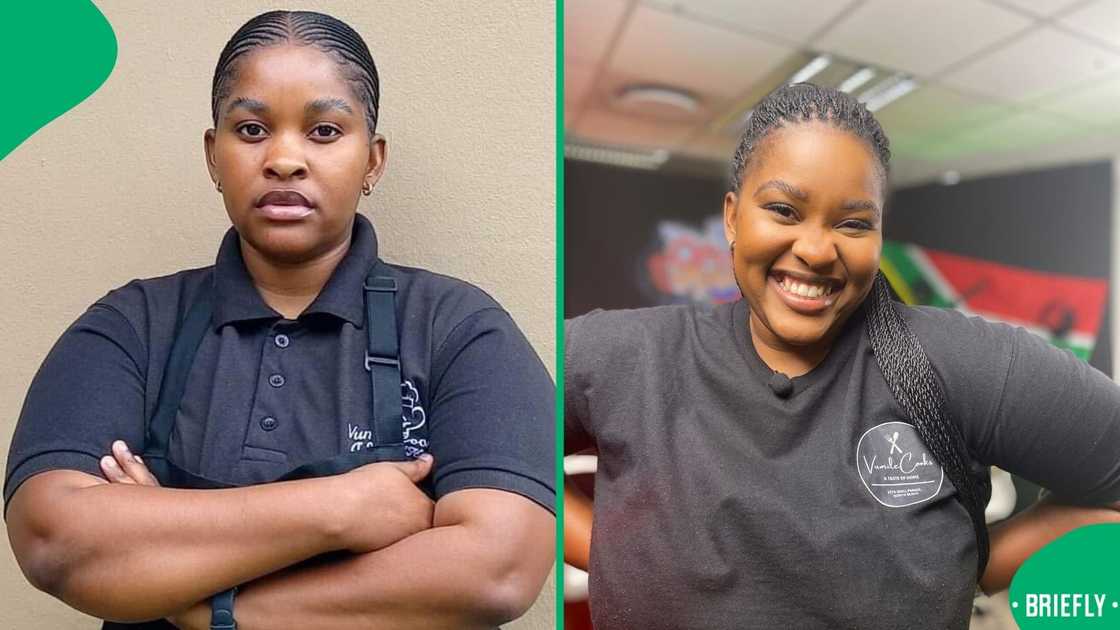 A young woman shared her journey from selling food at a taxi rank to becoming a restaurant owner.