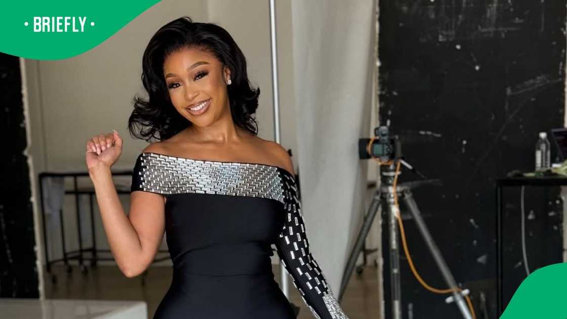 Minnie Dlamini shares two-piece swimsuit photo