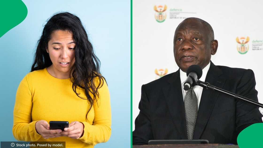 President Cyril Ramaphosa tried to reassure citizens that everything is okay