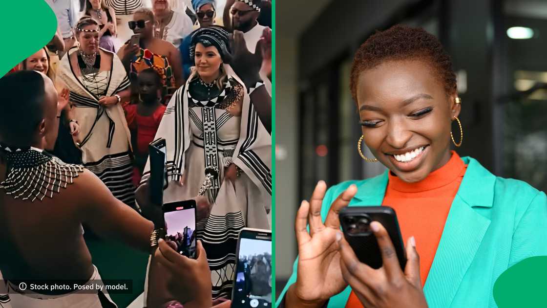 An interracial couple got married at a traditional Xhosa wedding to the delight of SA. An interracial couple got married at a traditional Xhosa wedding to the delight of SA.