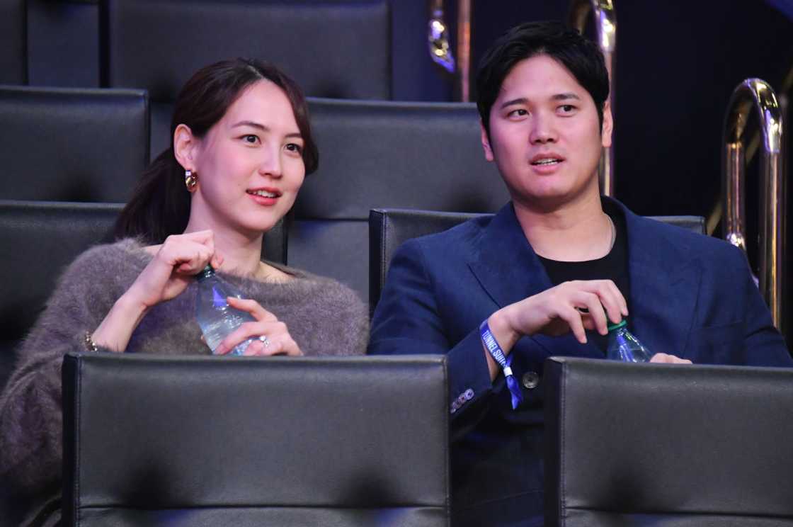 Mamiko Tanaka and Shohei Ohtani Mamiko Tanaka and Shohei Ohtani