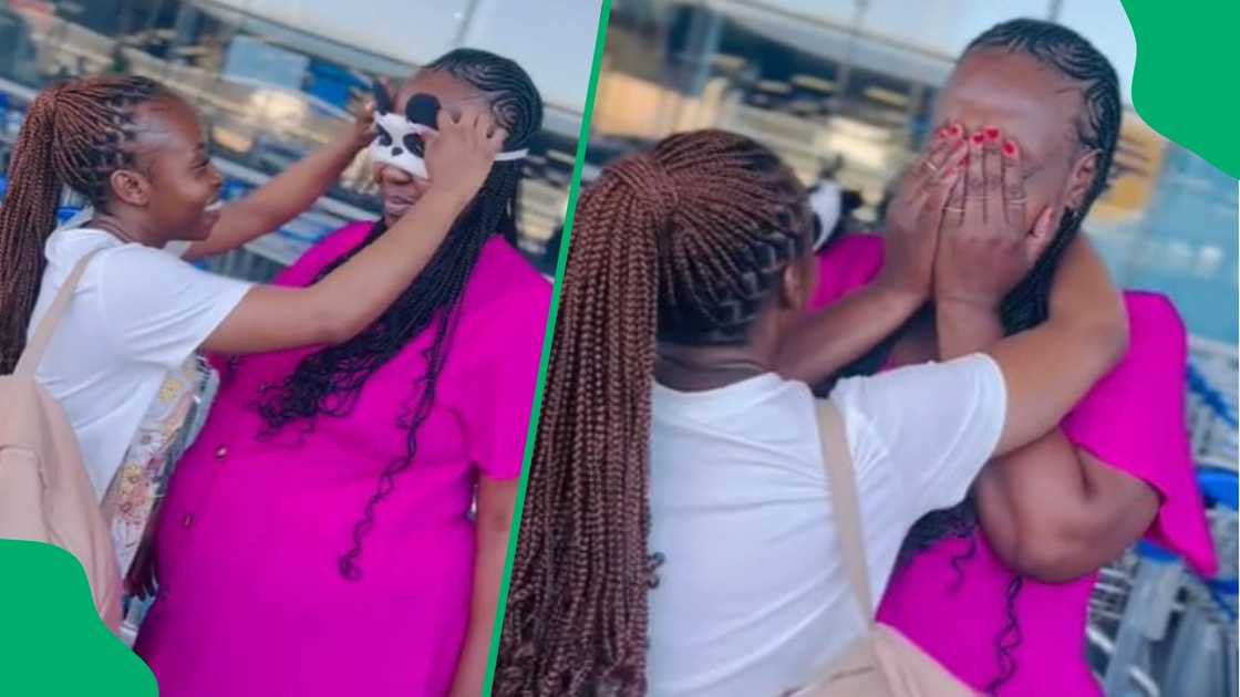 TikTok video of daughter taking mom to Durban