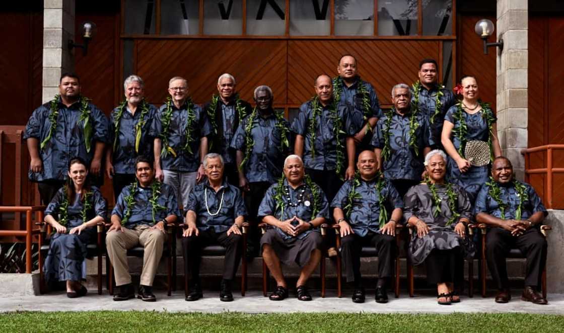 Leaders of vulnerable Pacific islands demanded "urgent, immediate" global action on climate change Thursday during a meeting in the Fijian capital of Suva Leaders of vulnerable Pacific islands demanded "urgent, immediate" global action on climate change Thursday during a meeting in the Fijian capital of Suva