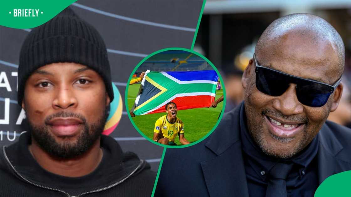 Sizwe Dhlomo dragged Minister Gayton McKenzie. Sizwe Dhlomo dragged Minister Gayton McKenzie.