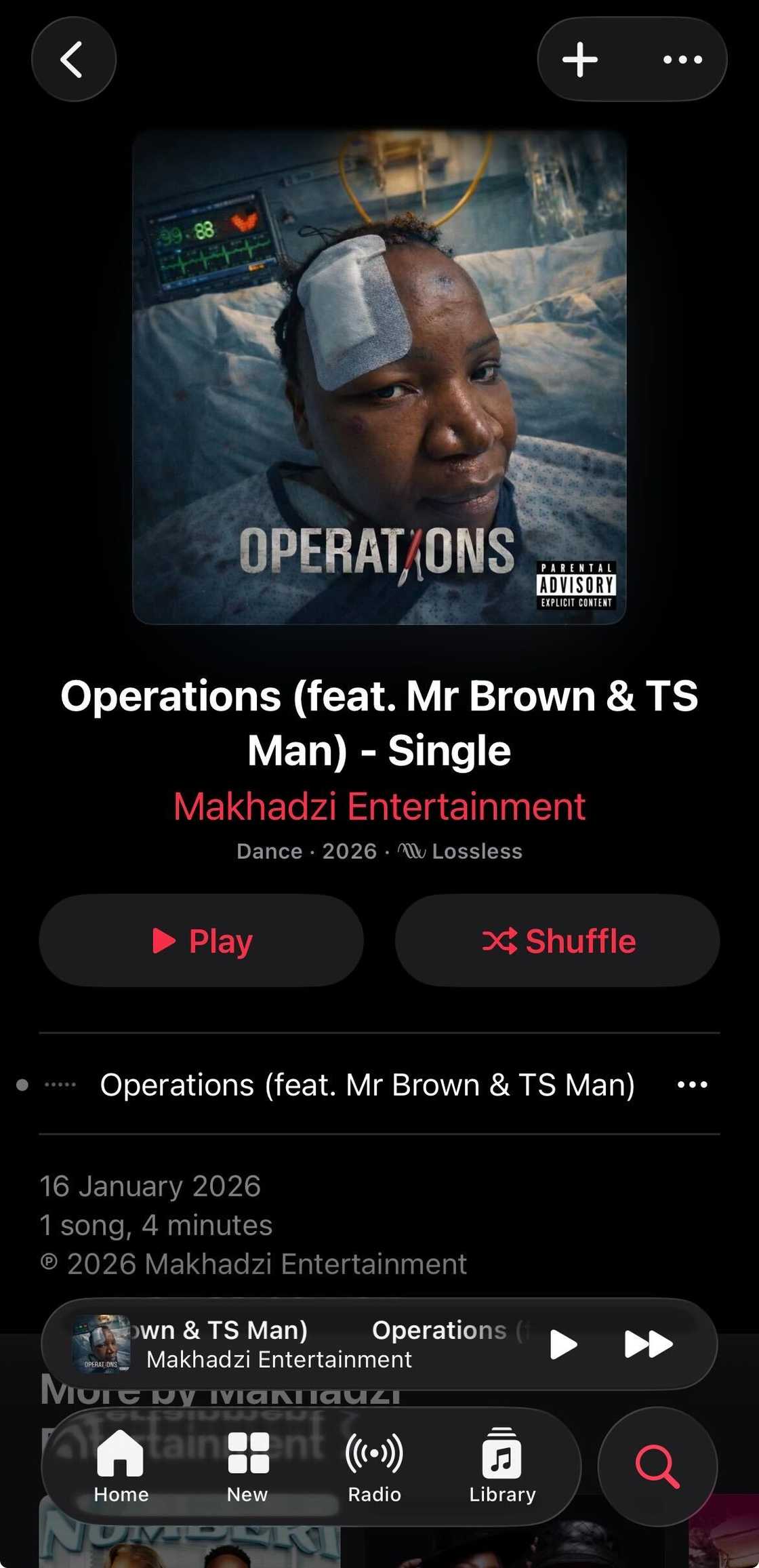 Makhadzi released a new song.