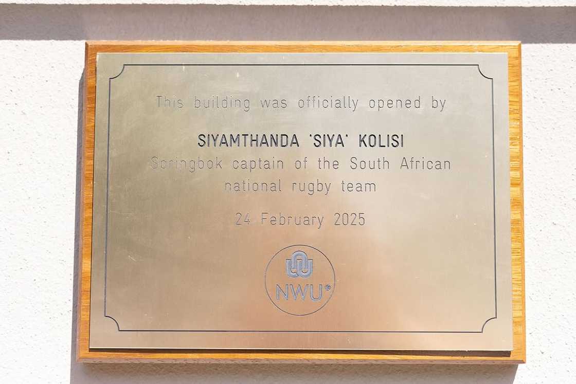 Siya Kolisi opened the Siya Kolisi Residence at the North-West University. Siya Kolisi opened the Siya Kolisi Residence at the North-West University.