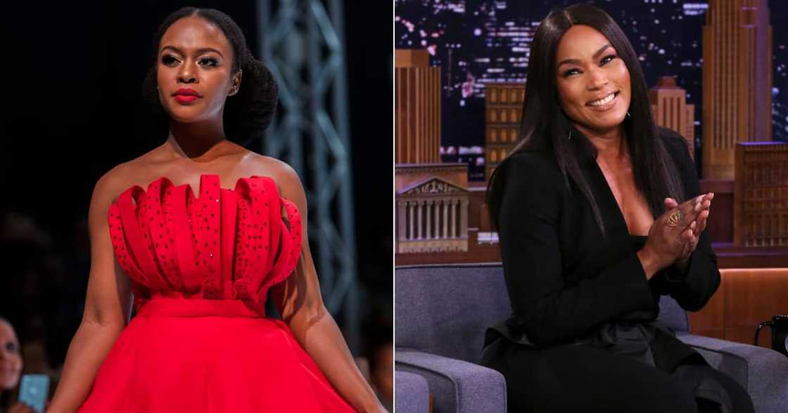 Stellar: Nomzamo Mbatha meets Queen of Wakanda, Angela Bassett Stellar: Nomzamo Mbatha meets Queen of Wakanda, Angela Bassett