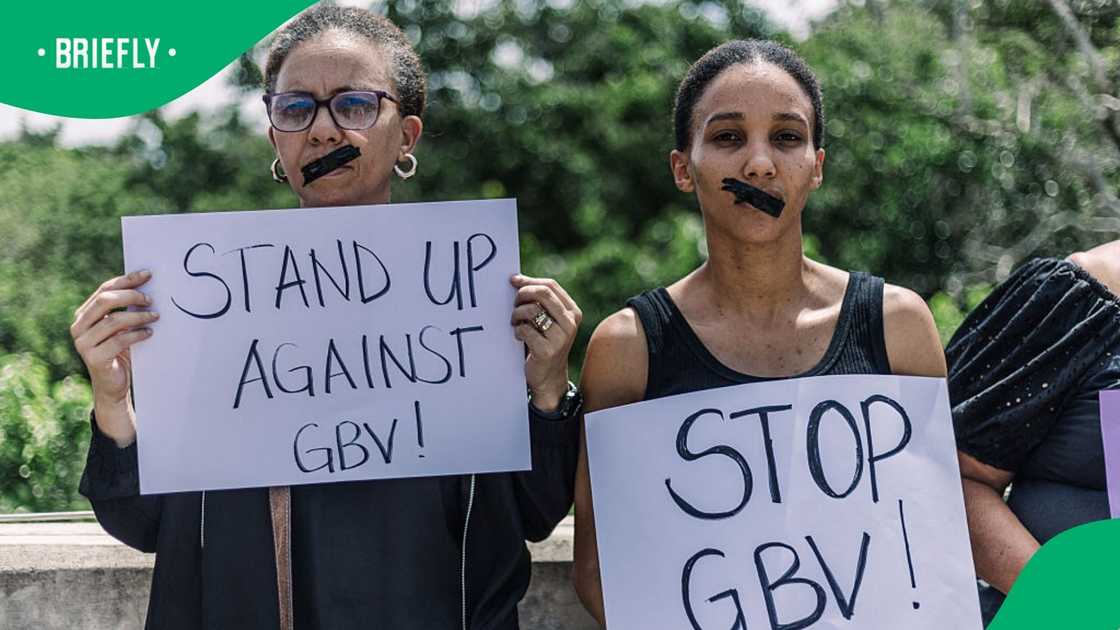 A motorist drove into a group of protesters at an angti-GBV protest in the Western Cape