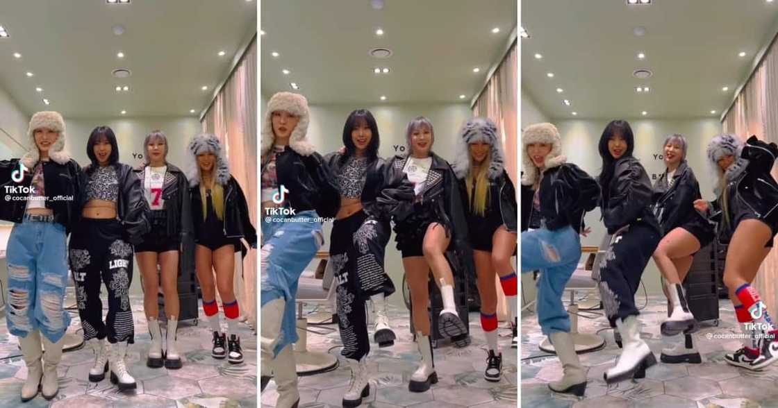 K-pop dance group Cocan Butter slayed amapiano moves K-pop dance group Cocan Butter slayed amapiano moves