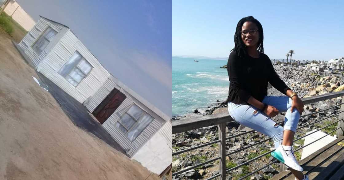 A South African mom recently built a home A South African mom recently built a home