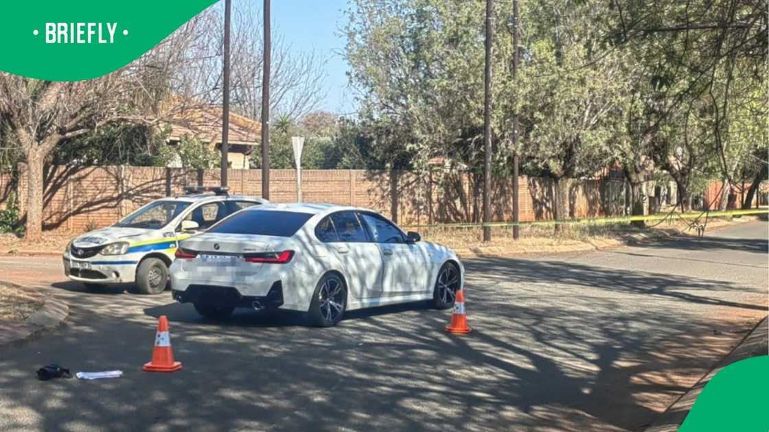 The vehicle criminals attempted to hijack The vehicle criminals attempted to hijack