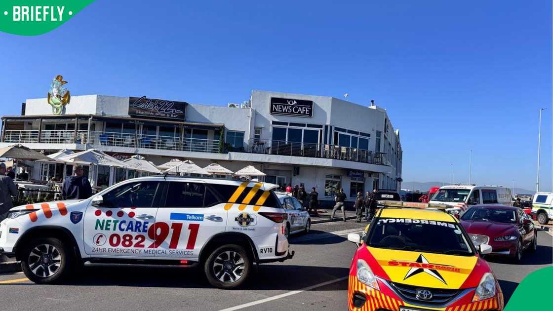 A 33-year-old man was shot dead inside the restaurant in broad daylight