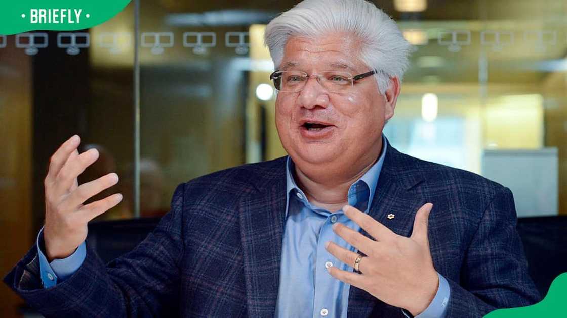 Mike Lazaridis during an interview in 2013 Mike Lazaridis during an interview in 2013
