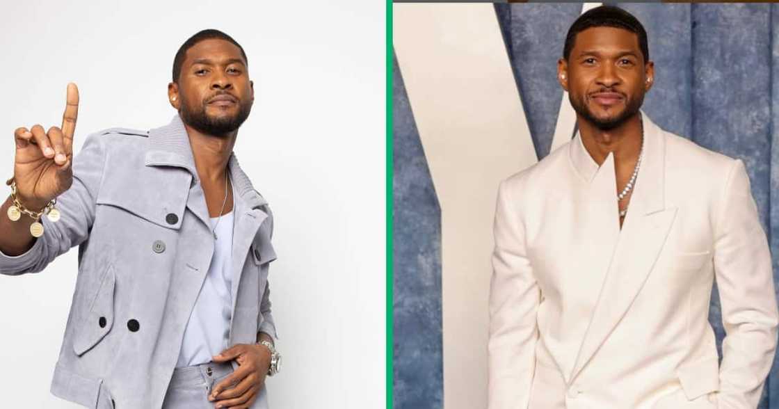 Usher performed at the Superbowl halftime show on Sunday, 10 February Usher performed at the Superbowl halftime show on Sunday, 10 February