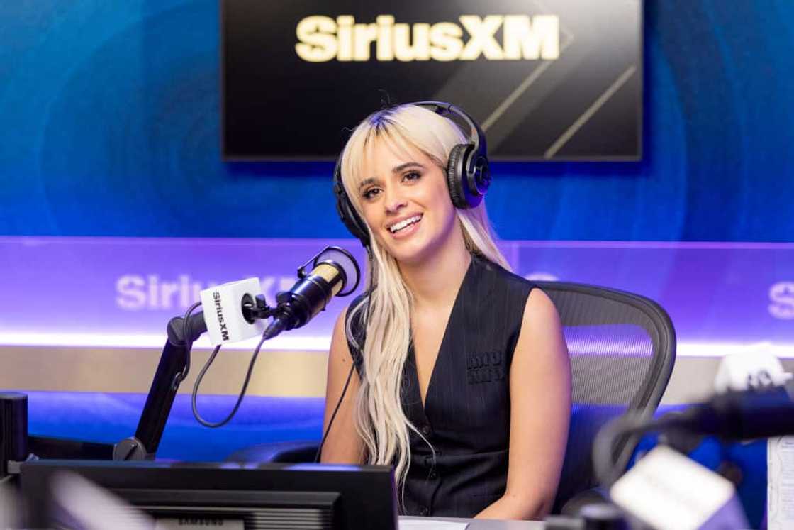 Camila Cabello at the SiriusXM Studios