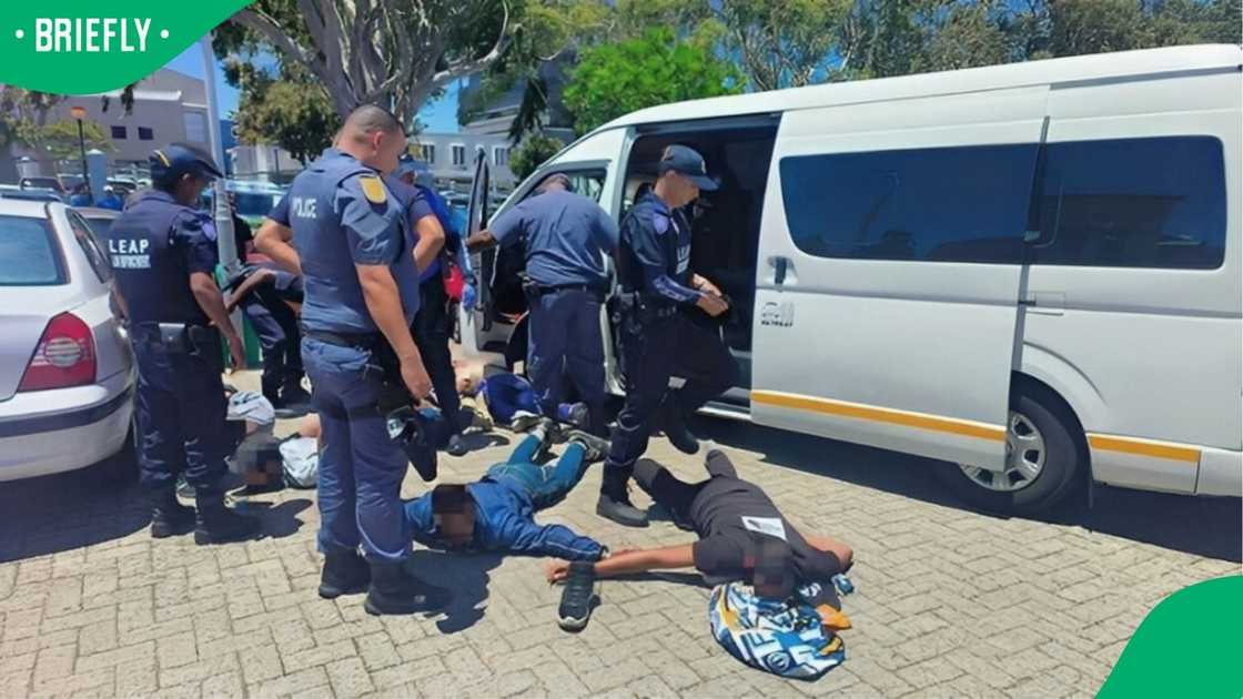 The seven suspects were arrested outside Wynberg Magistrate's Court