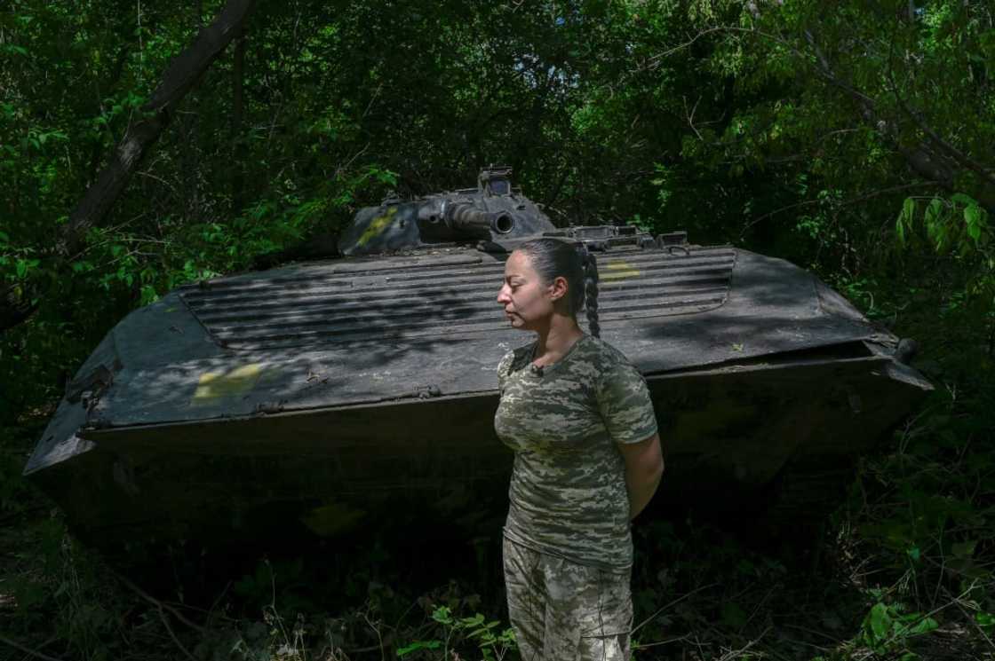 Ukrainian servicewoman Karina does not tell her mother when she is going to the front line Ukrainian servicewoman Karina does not tell her mother when she is going to the front line