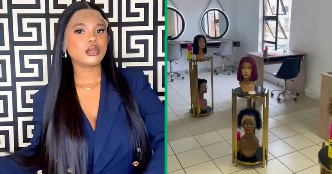 A lady in Soweto, Gauteng who has a beauty salon. She supports seven households. A lady in Soweto, Gauteng who has a beauty salon. She supports seven households.