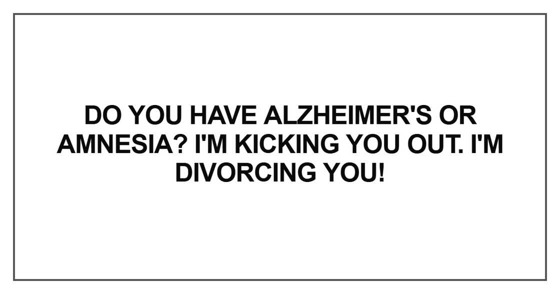 Do you have Alzheimer's or amnesia Do you have Alzheimer's or amnesia