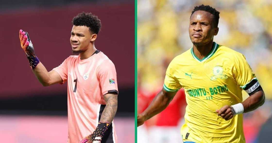 Sundowns and Bafana Bafana players Ronwen Williams and Themba Zwane will not be there when Sundowns play against TS Galaxy