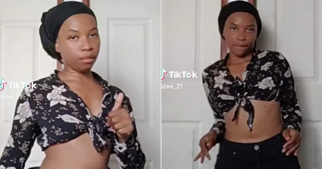Women dances to amapiano dance trend Women dances to amapiano dance trend
