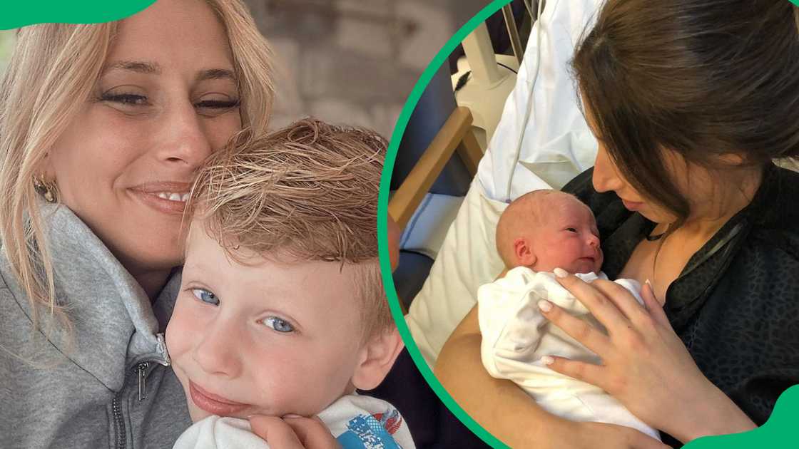 Stacey and her son Rex Toby Stacey and her son Rex Toby