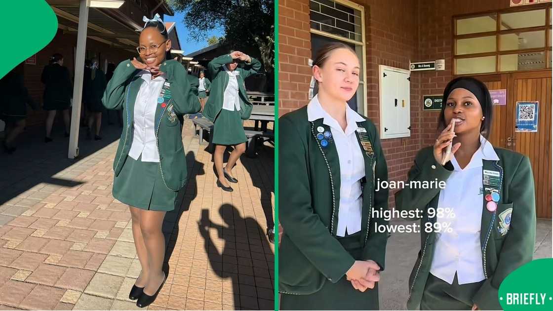 A group of Grade 12 pupils shared their highest and lowest prelim marks in a TikTok video. A group of Grade 12 pupils shared their highest and lowest prelim marks in a TikTok video.