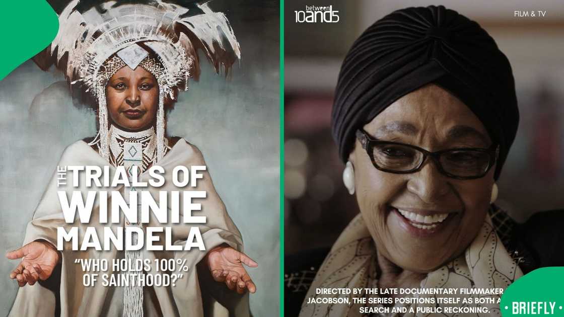 The late Mama Winnie on the right smiling