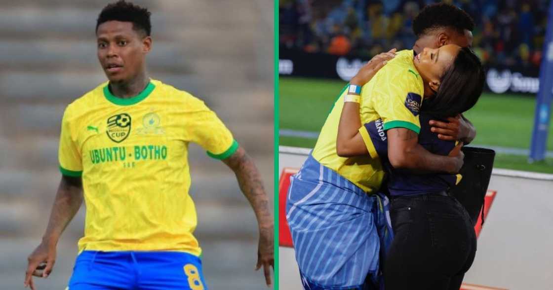 Bongani Zungu was spooted with his fiancé Cindy Mahlangu