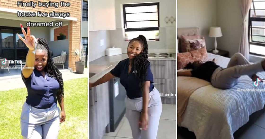 The young lady posted a video of her house The young lady posted a video of her house