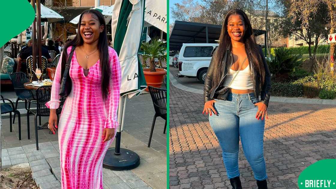 Xoli Mfeka's latest pictures prompted conversations among followers about her noticeable weight loss Xoli Mfeka's latest pictures prompted conversations among followers about her noticeable weight loss