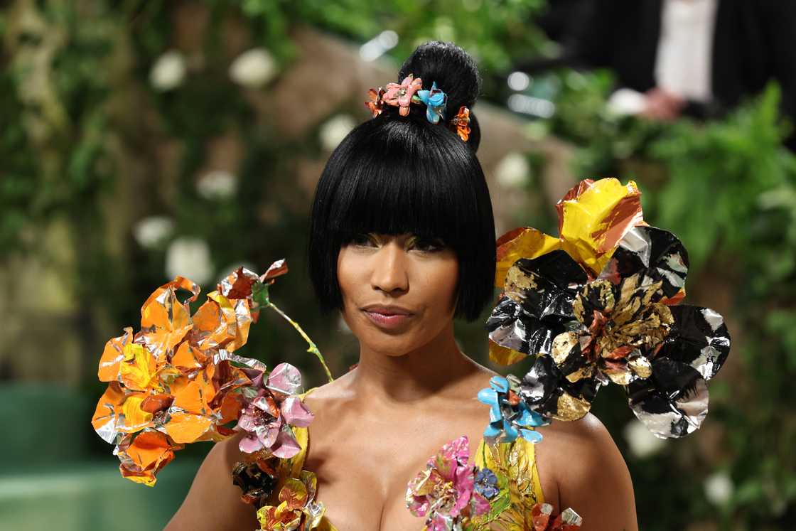 Nicki Minaj attends The Met Gala Celebrating "Sleeping Beauties: Reawakening Fashion" at The Metropolitan Museum of Art in New York City Nicki Minaj attends The Met Gala Celebrating "Sleeping Beauties: Reawakening Fashion" at The Metropolitan Museum of Art in New York City