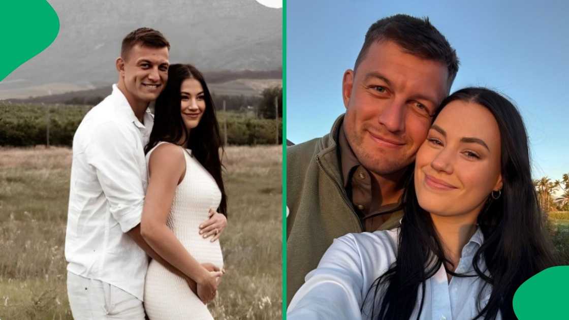 Handre and Marise Pollard's son's adorableness melted people's hearts. Handre and Marise Pollard's son's adorableness melted people's hearts.