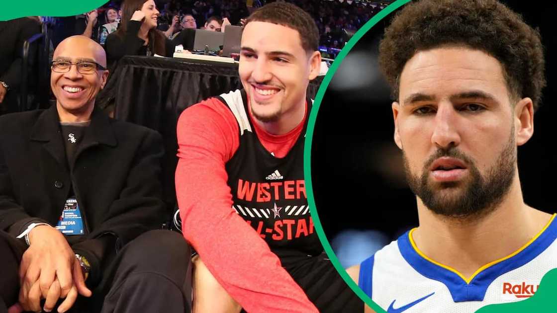 Klay Thompson and his father Mychal Klay Thompson and his father Mychal