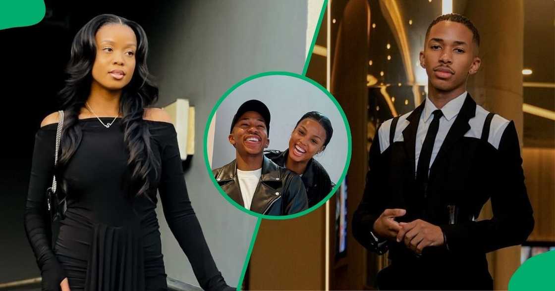 Ntando Duma and Lasizwe showed off their friendship