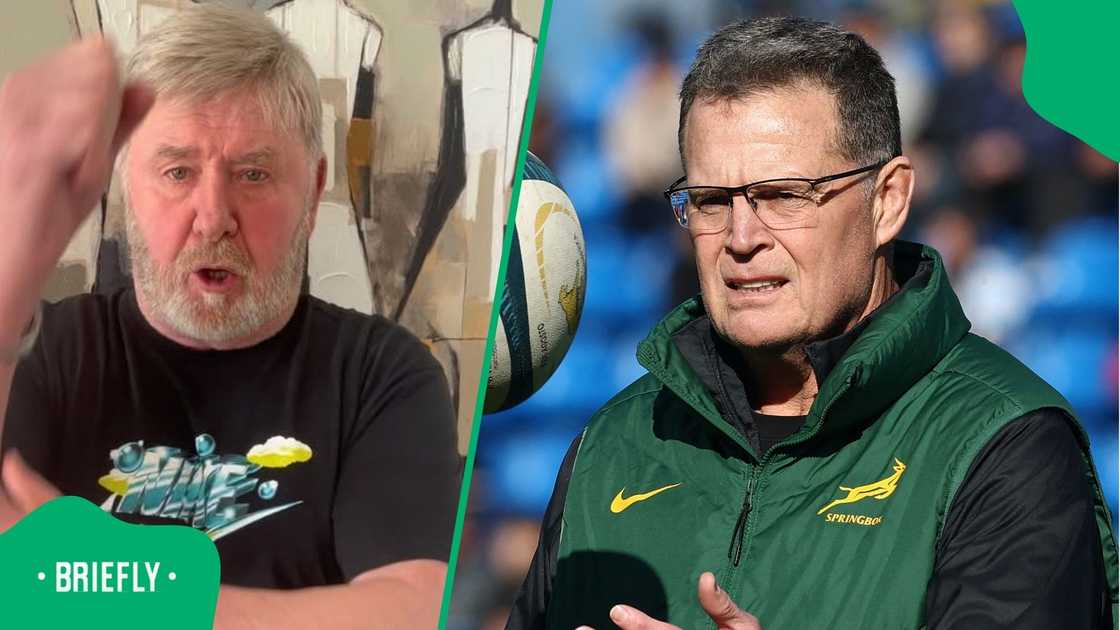 Leon Schuster slams Rassie Erasmus after Springboks' defeat to Australia Leon Schuster slams Rassie Erasmus after Springboks' defeat to Australia