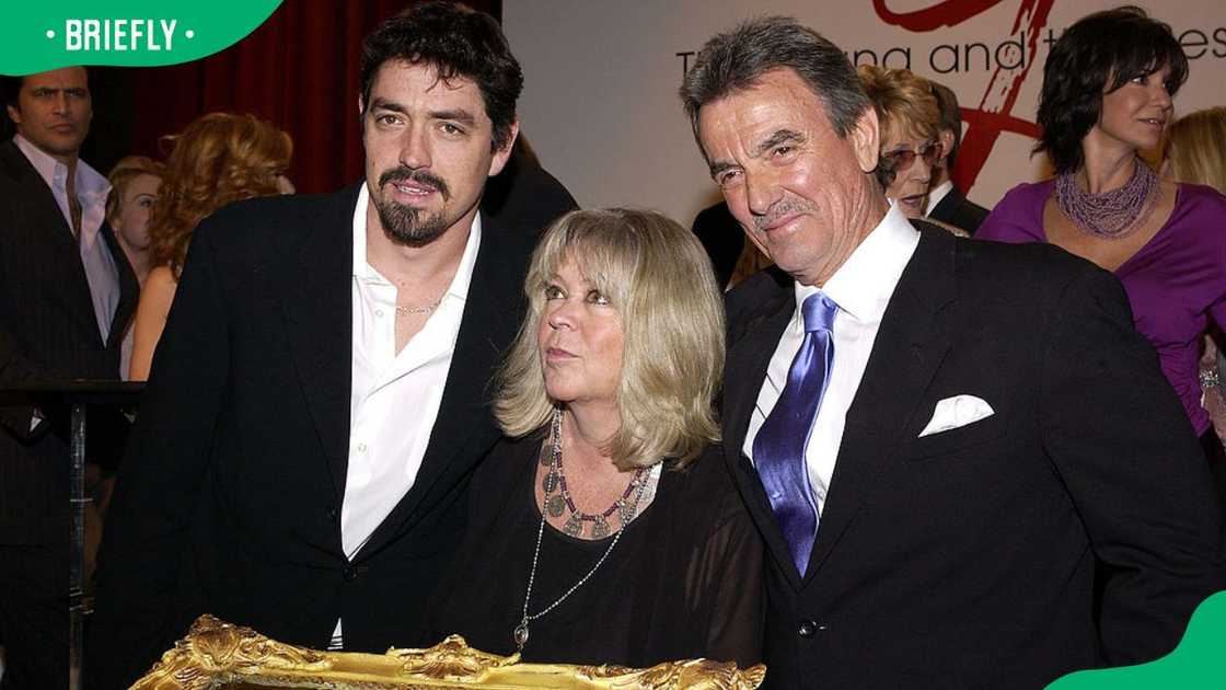 Eric Braeden, his wife Dale and their son Christian at a special ceremony in 2005