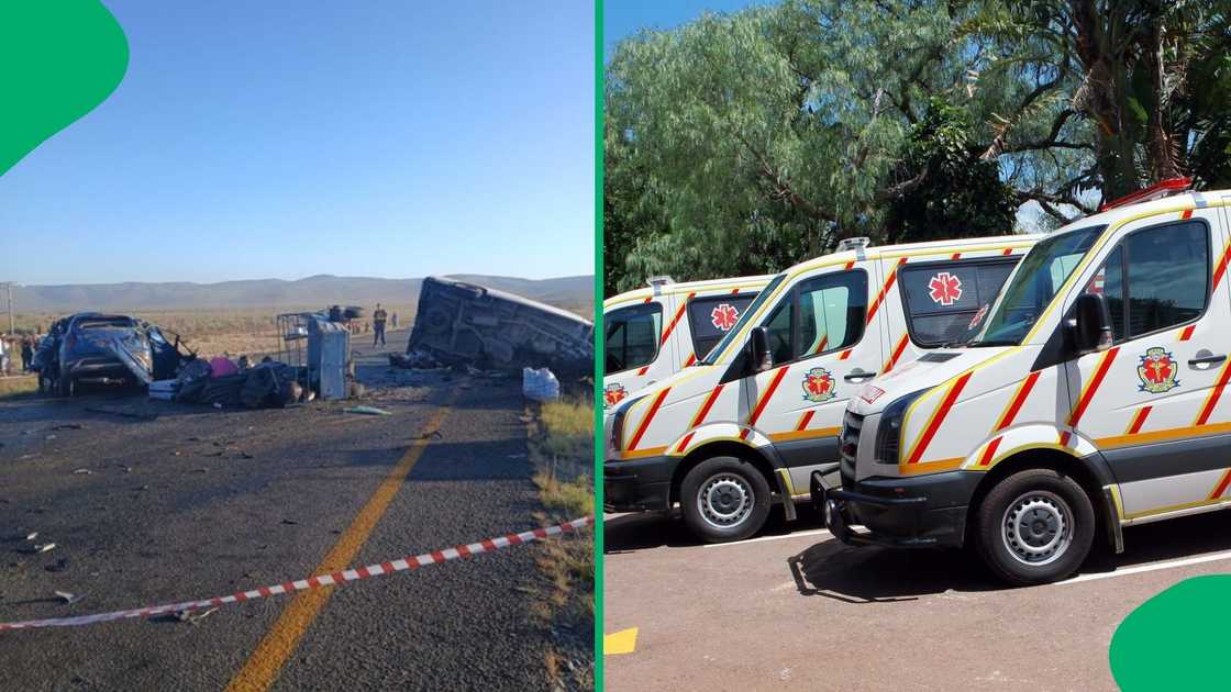 Emergency Services are currently on scene at a horror crash in the Eastern Cape.