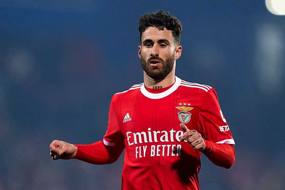 Rafa Silva of SL Benfica at Estadio do Futebol Clube de Vizela in Vizela, Portugal. Rafa Silva of SL Benfica at Estadio do Futebol Clube de Vizela in Vizela, Portugal.