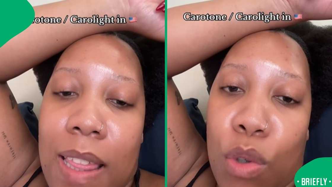 A screenshot from the TikTok post driving online engagement about SA beauty trends A screenshot from the TikTok post driving online engagement about SA beauty trends