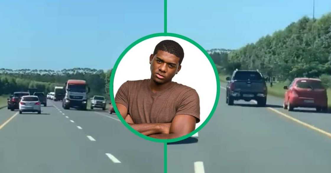 Drivers in a viral video almost caused an accident