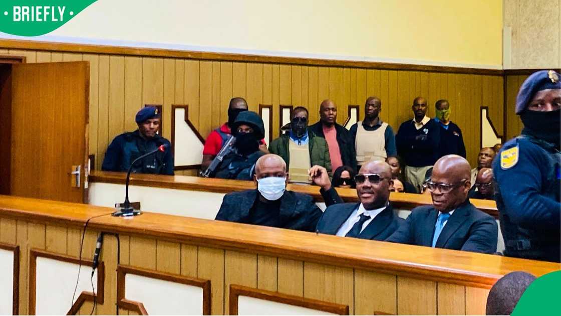 Joe Sibanyoni and his two co-accused, Mvimbi Daniel Masilela and Philemon Msiza Joe Sibanyoni and his two co-accused, Mvimbi Daniel Masilela and Philemon Msiza