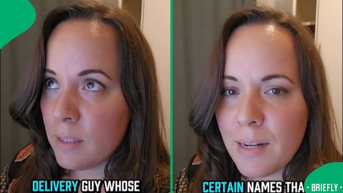 A simple visual featuring the woman speaking casually about unique local names for an identity-focused post A simple visual featuring the woman speaking casually about unique local names for an identity-focused post