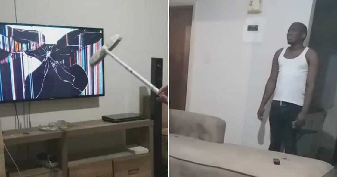 Woman shares TikTok video of pranking her husband. Woman shares TikTok video of pranking her husband.