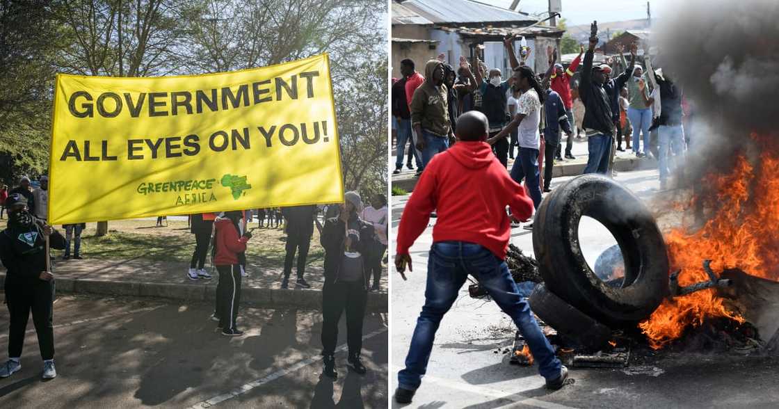 Electricity, Water, Foreign Nationals, protests, South Africa, KZN, Gauteng, Johannesburg, Pretoria