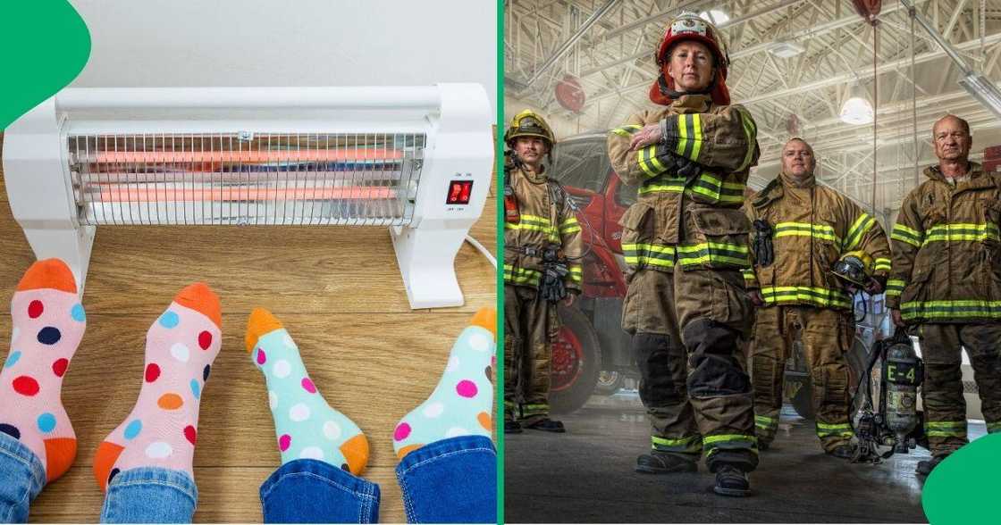 Johannesburg's EMS cautioned the City's residents to be careful while trying to stay warm. Johannesburg's EMS cautioned the City's residents to be careful while trying to stay warm.