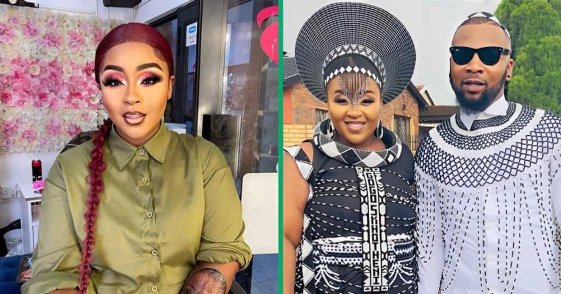 Gogo Skhotheni and Monde have broken up. Gogo Skhotheni and Monde have broken up.