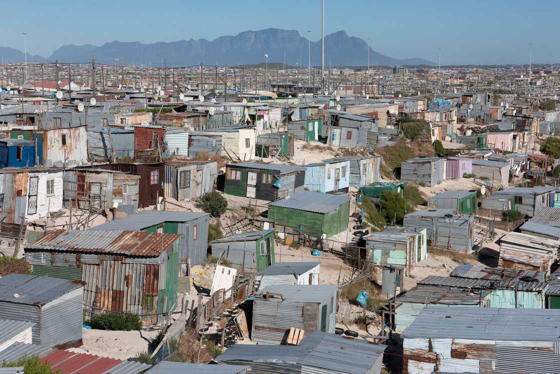 The township of Khayelitsha in the Western Cape