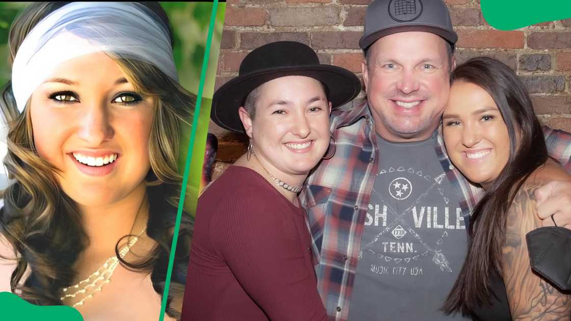 Garth Brooks and his daughters Garth Brooks and his daughters